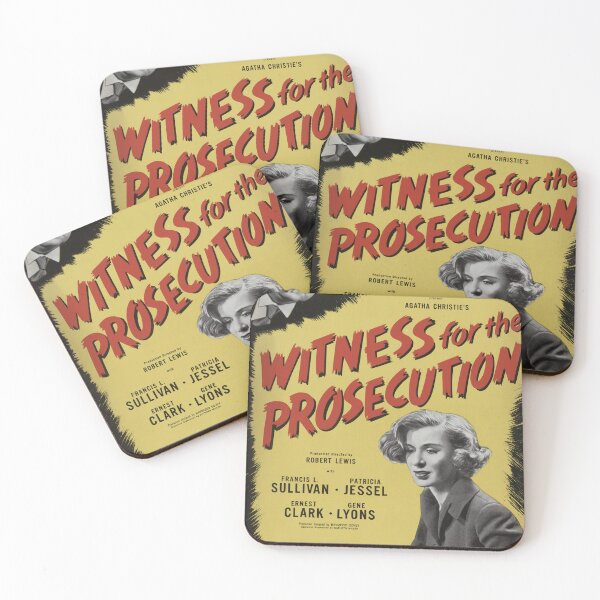 Item preview, Witness for the Prosecution Vintage Broadway Poster | American vintage posters designed and sold by POSTERAMALA.