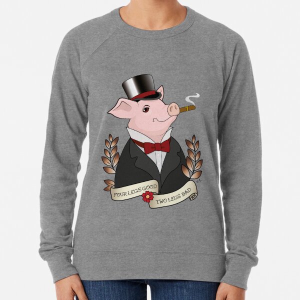 George Pig Sweatshirts Hoodies Redbubble - napoleon the pig roblox