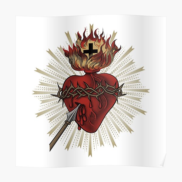 Sacred Heart of Jesus Christ Poster