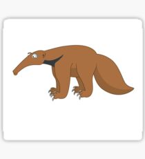 Cute cartoon anteater Sticker