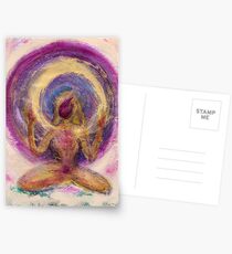 Abstract Enlightened Female Postcards