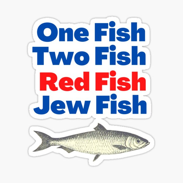 Jew Fish  Sticker