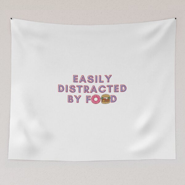 Item preview, Easily Distracted by Food designed and sold by RedG95.