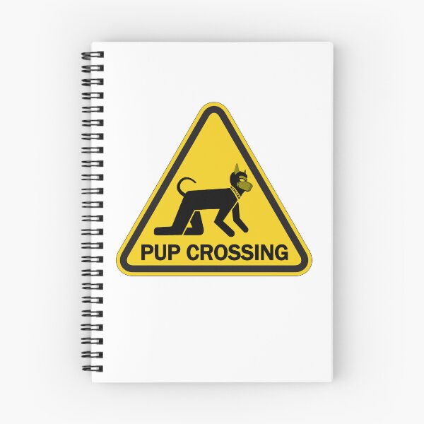 Item preview, Pup Play / Puppy Pride, Pup Crossing Sign designed and sold by StudioFourty2.