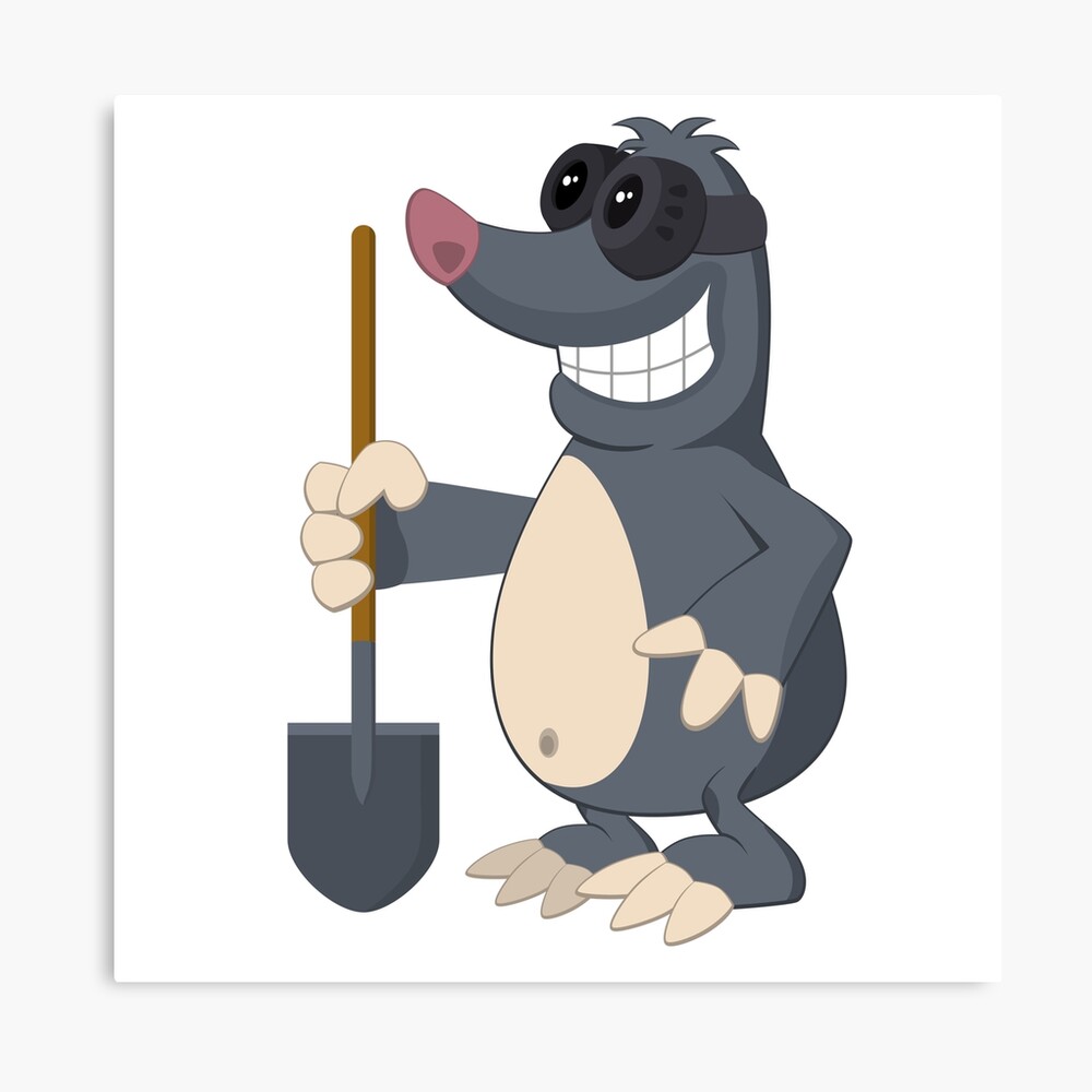 Impression Photo Taupe Drole De Bande Dessinee Par Berlinrob Redbubble
