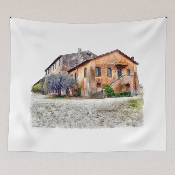 Item preview, Farm building and tree designed and sold by Giuseppe Cocco.