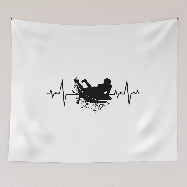 Item preview, Bodyboarding Bodyboarder Surfing Sea Heartbeat designed and sold by TastefulTees.