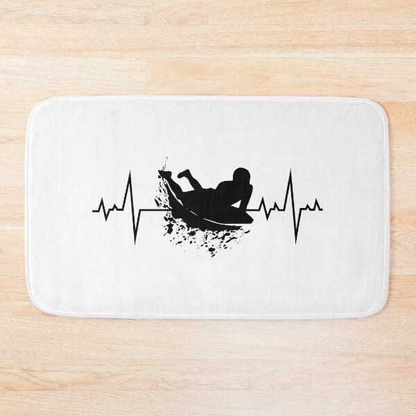 Item preview, Bodyboarding Bodyboarder Surfing Sea Heartbeat designed and sold by TastefulTees.