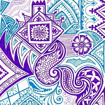 Artwork thumbnail, Colorful Pattern Exclusive Collection by Sam-DesignMart