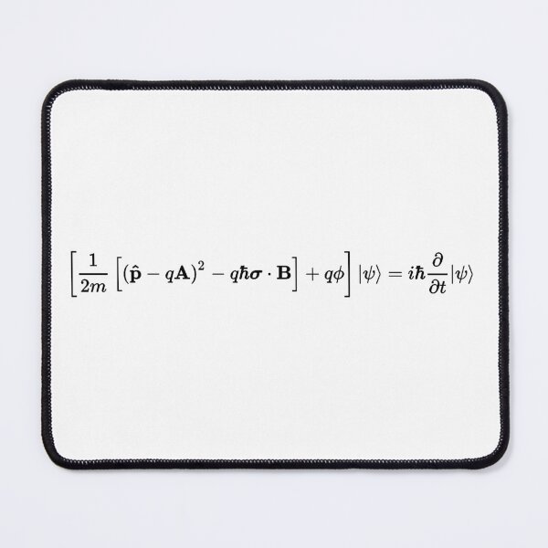 Item preview, pauli equation for spin half particles in a magnetic field designed and sold by NoetherSym.