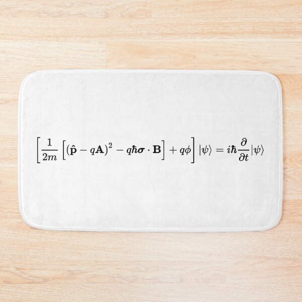 Item preview, pauli equation for spin half particles in a magnetic field designed and sold by NoetherSym.
