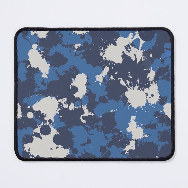 Item preview, Retro Wash Blue and Grey Paint Splatter designed and sold by BigTexFunkadelic.