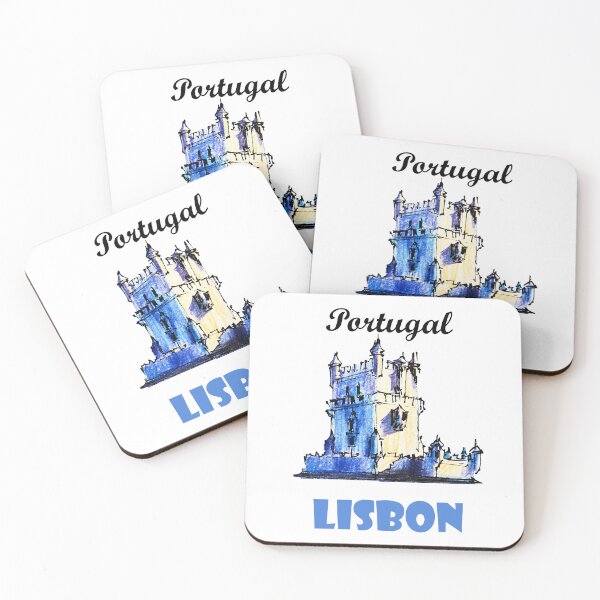 Item preview, Torre de Belem Lisboa Lisbon blue Portugal designed and sold by Nadja Leutloff.