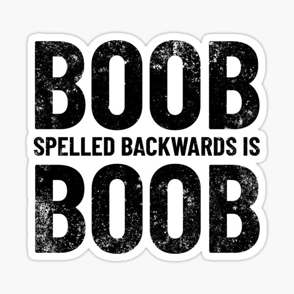 Artikel-Vorschau von Boob Spelled Backwards Is Boob Lover Men's Funny Boob Gear, designt und verkauft von DynamicDesign.