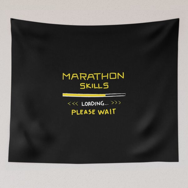 Item preview, Marathon Skills Loading Runner Gift Funny Quotes 26.2  Classic T-Shirt designed and sold by yeseniaval.