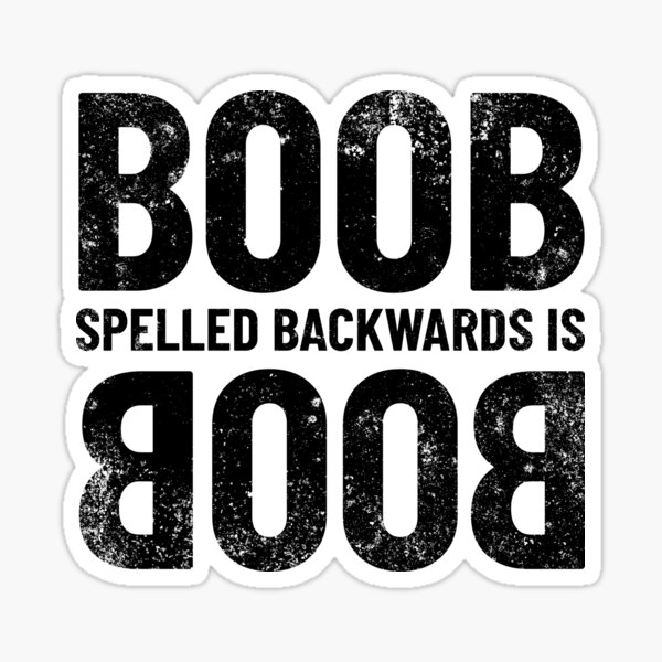 Artikel-Vorschau von Boob Spelled Backwards Is Boob Lover Men's Funny Boob Gear, designt und verkauft von DynamicDesign.