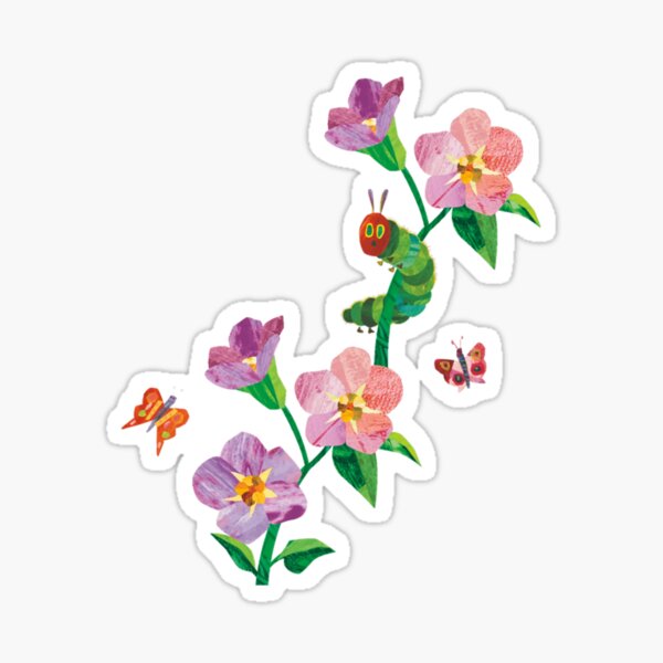 Artikel-Vorschau von Caterpillar Flowers - Sehr hungrige Raupe, designt und verkauft von DanielaVogel.