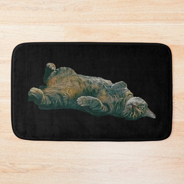 Item preview, Lazzy cat on the back designed and sold by LittleCountess.