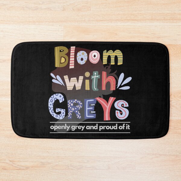 Item preview, Bloom With Greys Openly Grey for ladies designed and sold by my-green-gecko.