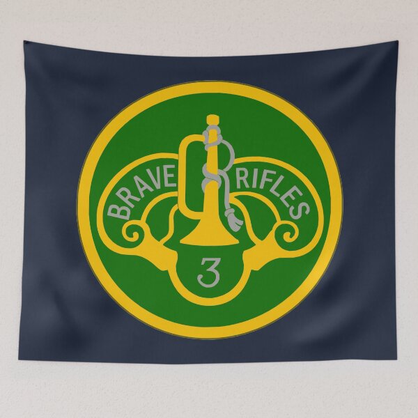 Item preview, 3rd Cavalry Regiment "Brave Rifles" (United States Army) designed and sold by wordwidesymbols.