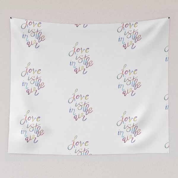 Item preview, Love is in the air motivational Quote designed and sold by ManifestoDesign.