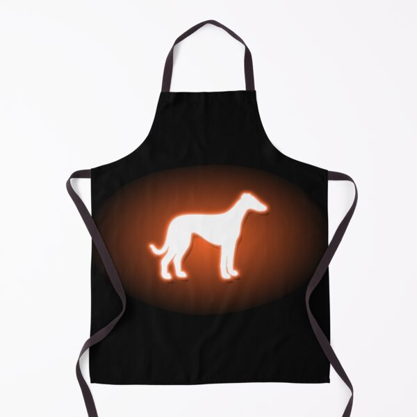 Artikelvorschau, Neonorange Windhund-Silhouette entworfen und verkauft von SpitfireLew.
