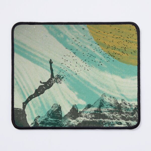 Item preview, Cliff Diver Turning Into Birds designed and sold by MackAndCo.