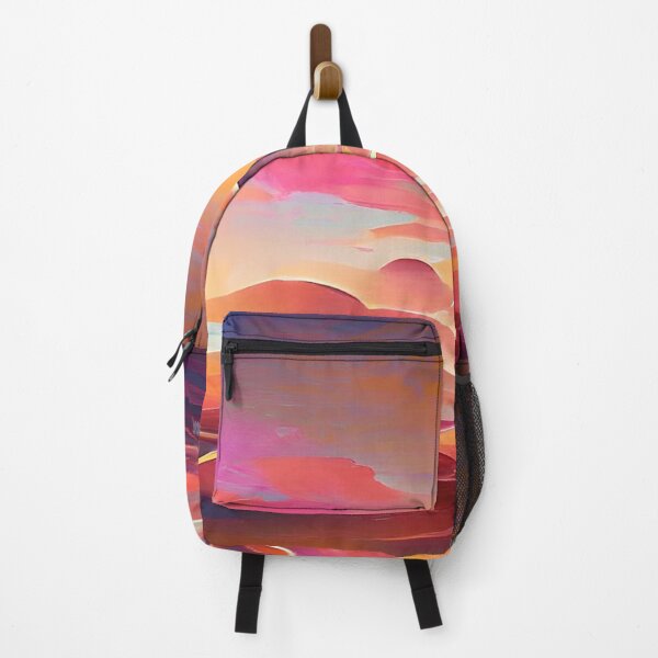 Item preview, Modern Colorful Abstract Landscape - Fauv - Fauvist - Sunset designed and sold by CattlettArt.