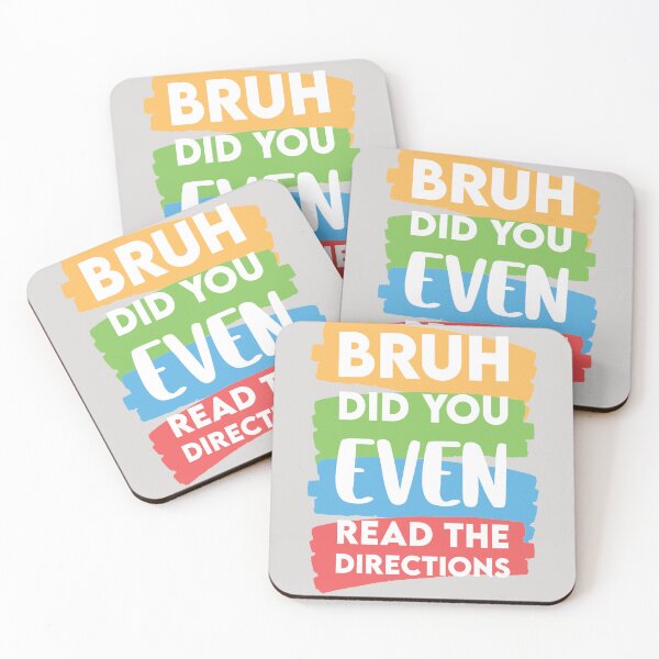 Item preview, Bruh Did You Even Read The Directions Humorous Funny Teacher T-Shirt Essential T-Shirt designed and sold by Nirozima.