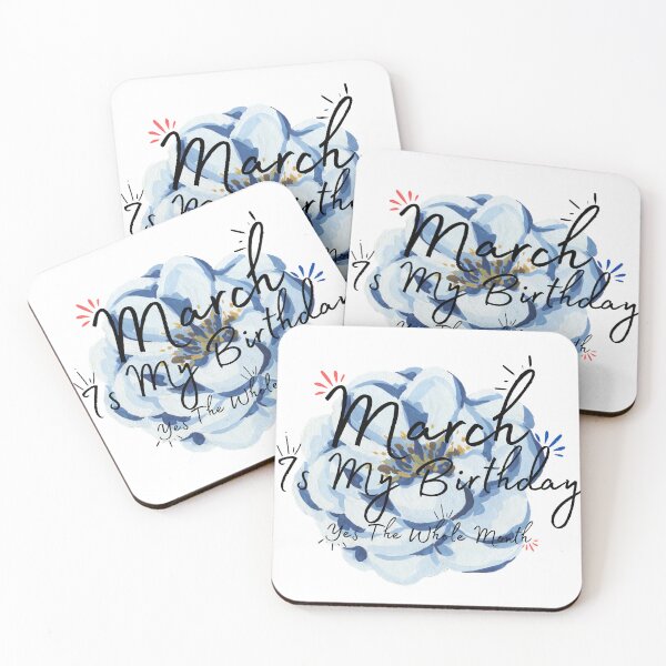 Item preview, March Is My Birthday Yes The Whole Month designed and sold by zohirkk.