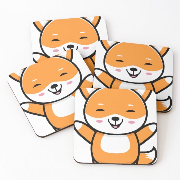 Item preview, Funny Cute Animal jump fox designed and sold by mustafamr.