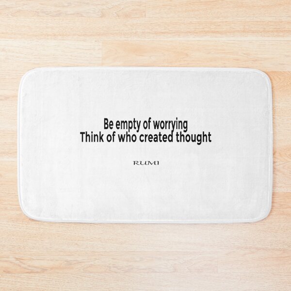 Item preview, Be empty of worrying. Think of who created thought designed and sold by LovePhilosophy.