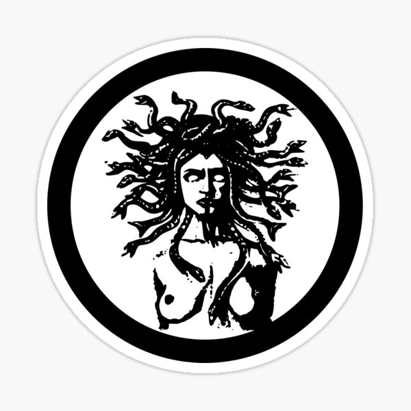 MEDUSA STATUE Sticker