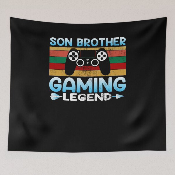 Item preview, Son Brother Gaming Legend Gamer Gifts designed and sold by 3colors3.