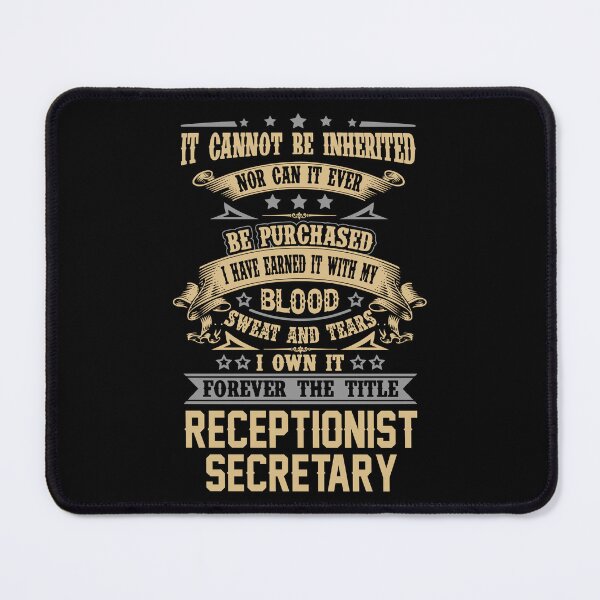 Item preview, Receptionist Secretary T Shirt - Forever The Title Job Gift Item Tee designed and sold by celiagomez456.
