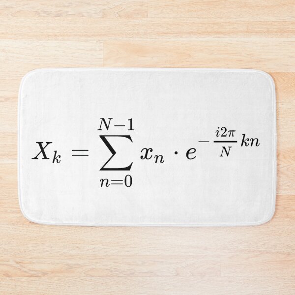 Item preview, Discrete Fourier transform equation, math basics designed and sold by NoetherSym.