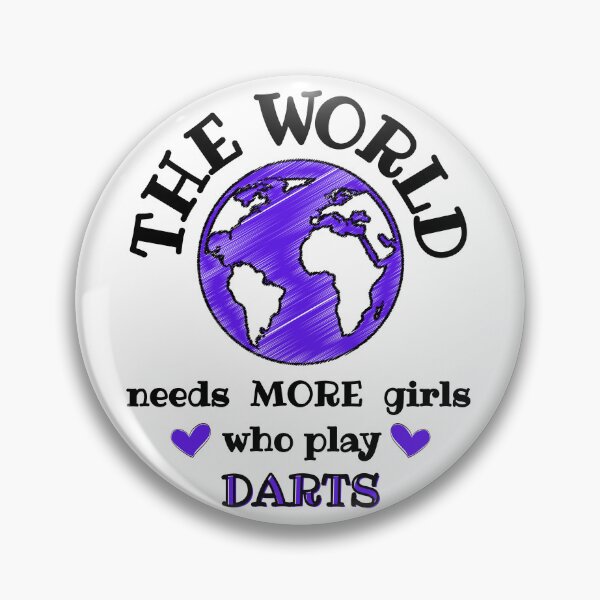 Item preview, The world needs more girls who play darts designed and sold by TheGreenGoat.