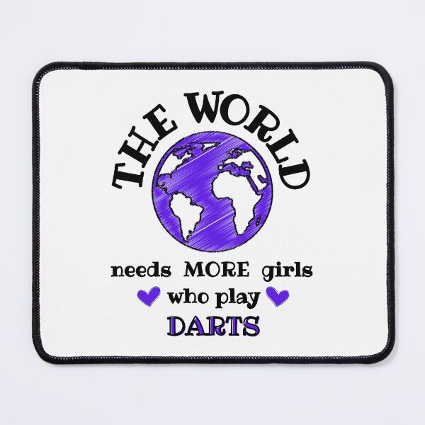 Item preview, The world needs more girls who play darts designed and sold by TheGreenGoat.