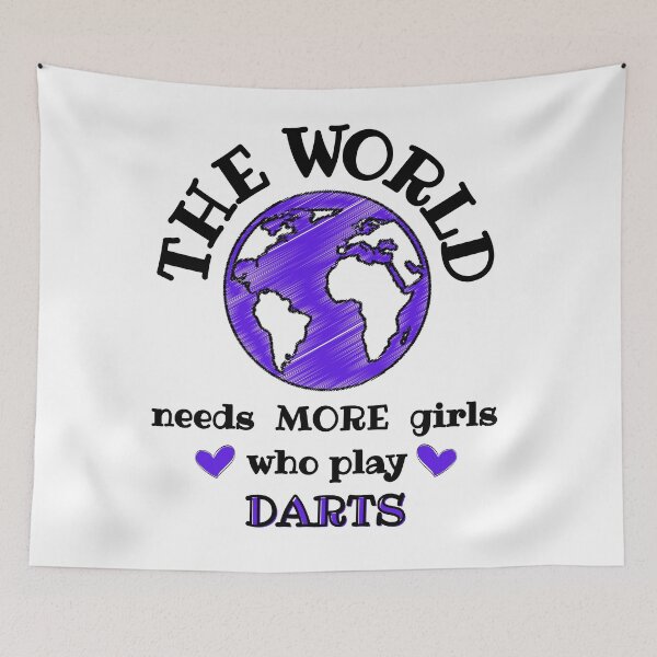 Item preview, The world needs more girls who play darts designed and sold by TheGreenGoat.