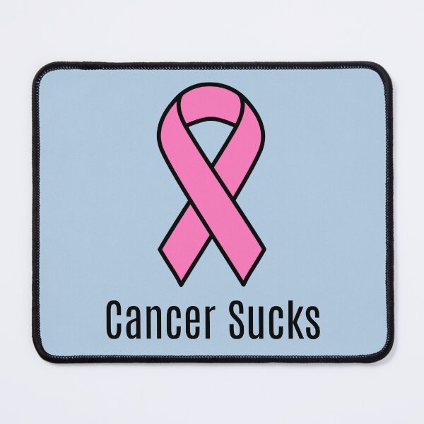 Item preview, Cancer Sucks Pink Breast Cancer Awareness Ribbon designed and sold by Sugar-Magnolia.