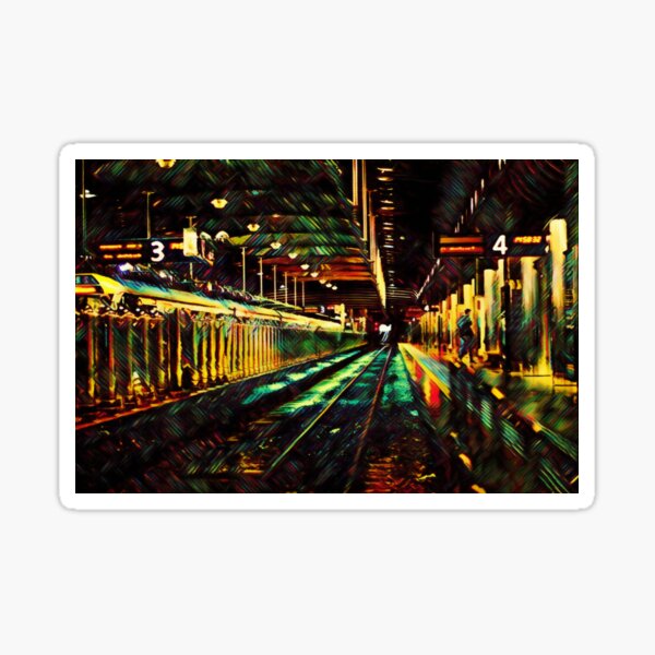 "Auckland Underground" Sticker by SMSFineArt | Redbubble