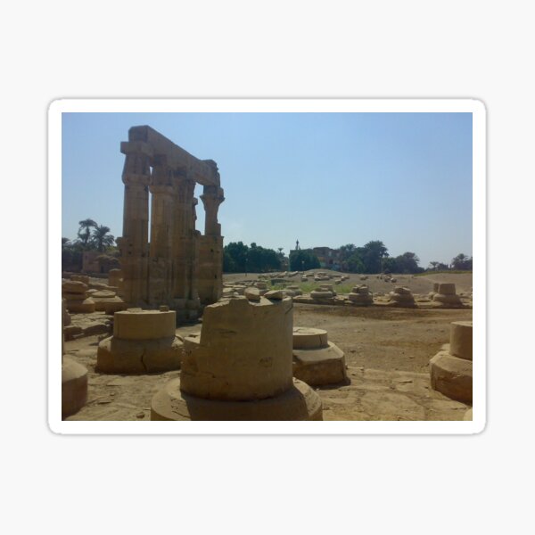 The Medamud Temple At Luxor 4 Sticker