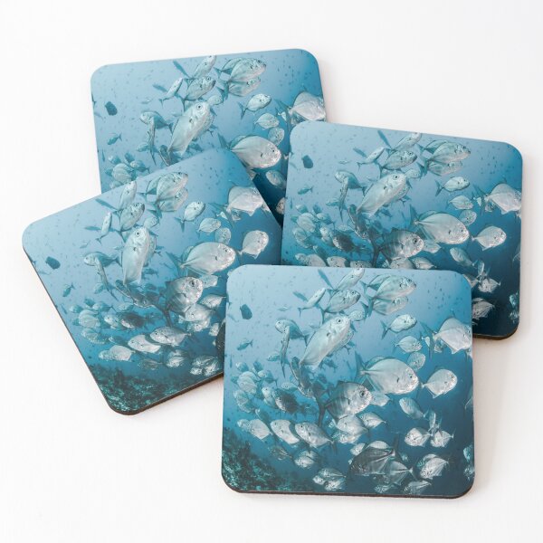 Item preview, Silver fishes underwater sea creatures lovers designed and sold by BestDesign87.