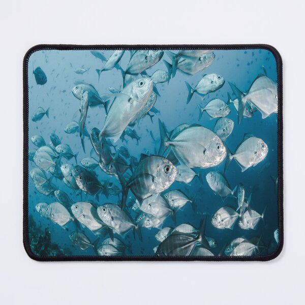 Item preview, Silver fishes underwater sea creatures lovers designed and sold by BestDesign87.