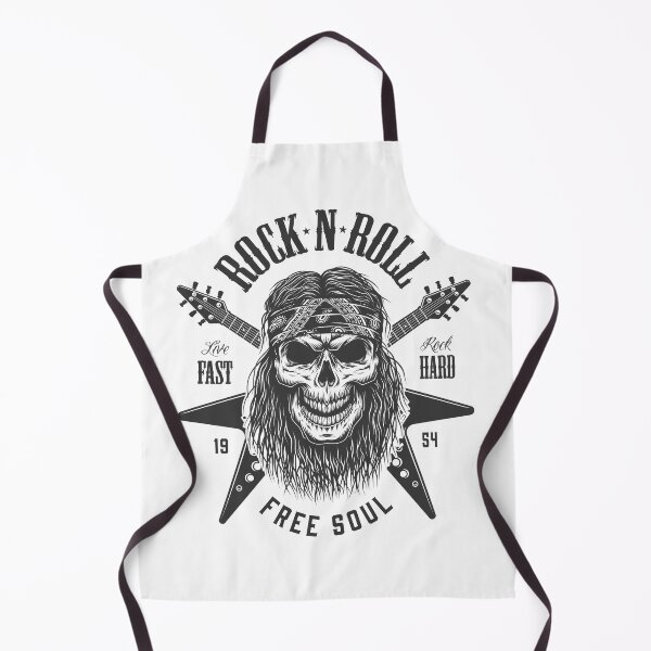 Item preview, Rock and roll skull with guitar mens t shirts designed and sold by designsmaster99.