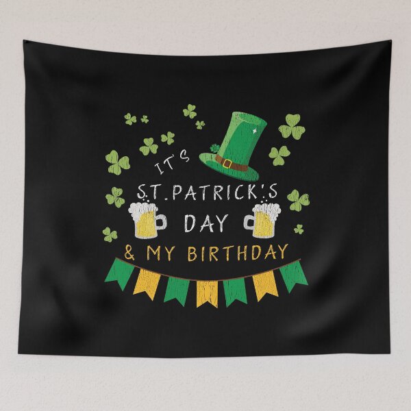 Item preview, ST PATRICKS DAY AND MY BIRTHDAY designed and sold by Dieowl.
