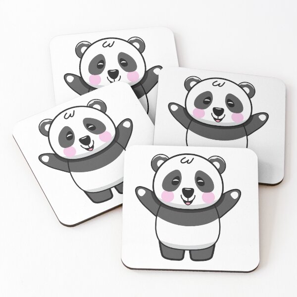 Item preview, Funny Cute Animal jump panda designed and sold by mustafamr.