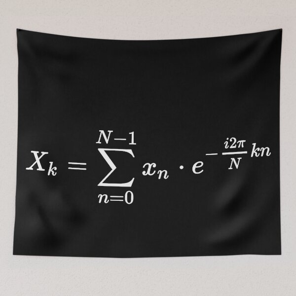Item preview, Discrete Fourier transform equation math basics designed and sold by NoetherSym.