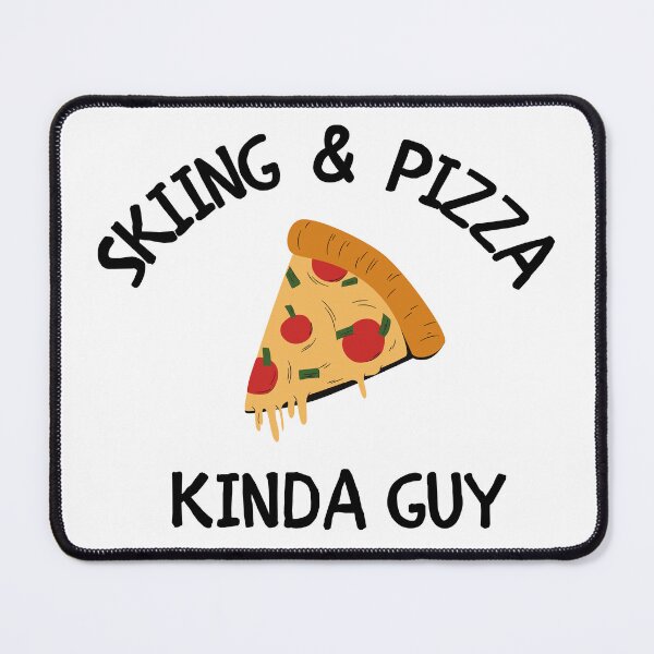 Item preview, Skiing & pizza kinda guy designed and sold by TheGreenGoat.