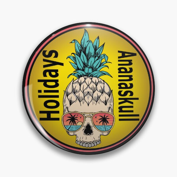 Item preview, Holidays ananaskull,happy skull,pineapple in holidays, designed and sold by Gazo freeze  ★★★★★.